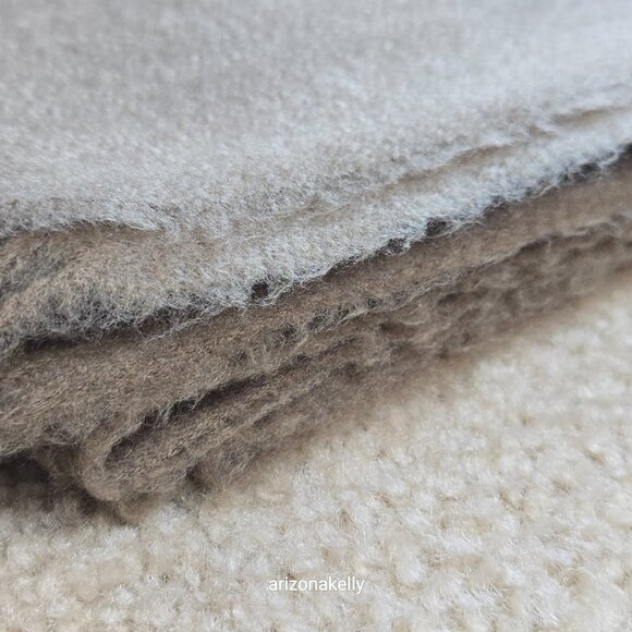 NWT Sky Cashmere Scarf Greenish Brown - Picture 15 of 16